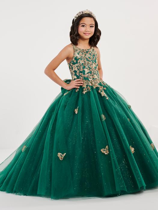 Long Sleeves Jewel Princess Long Lace Flower Girl Dresses — Bridelily