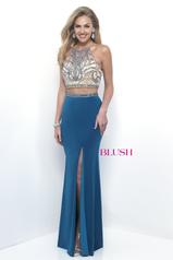 11261 Teal/Nude front