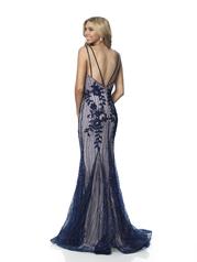 11954 Navy/Nude back