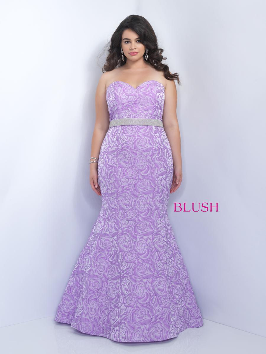 Blush W Plus size Prom 11068W