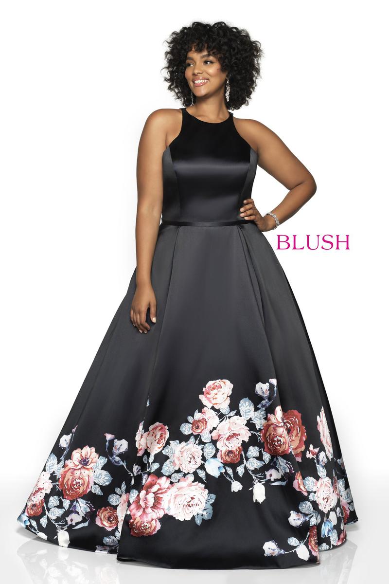 Blush W Plus size Prom 11136ZW