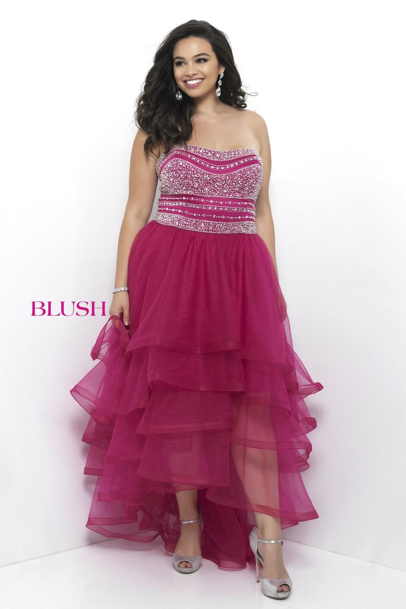 Blush W Plus size Prom 11271W