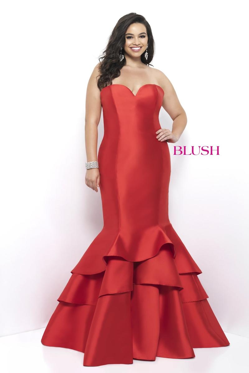 Blush W Plus size Prom 11320W