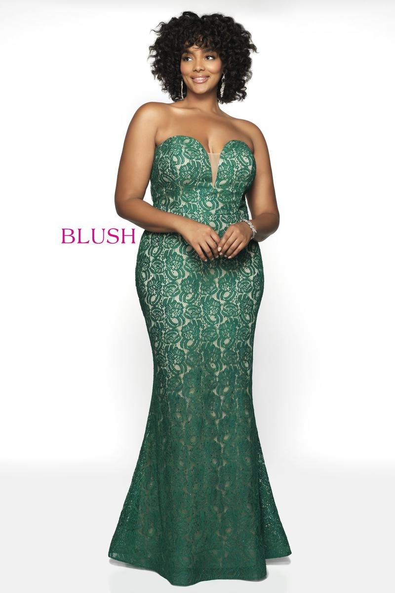 Blush W Plus size Prom 11798W