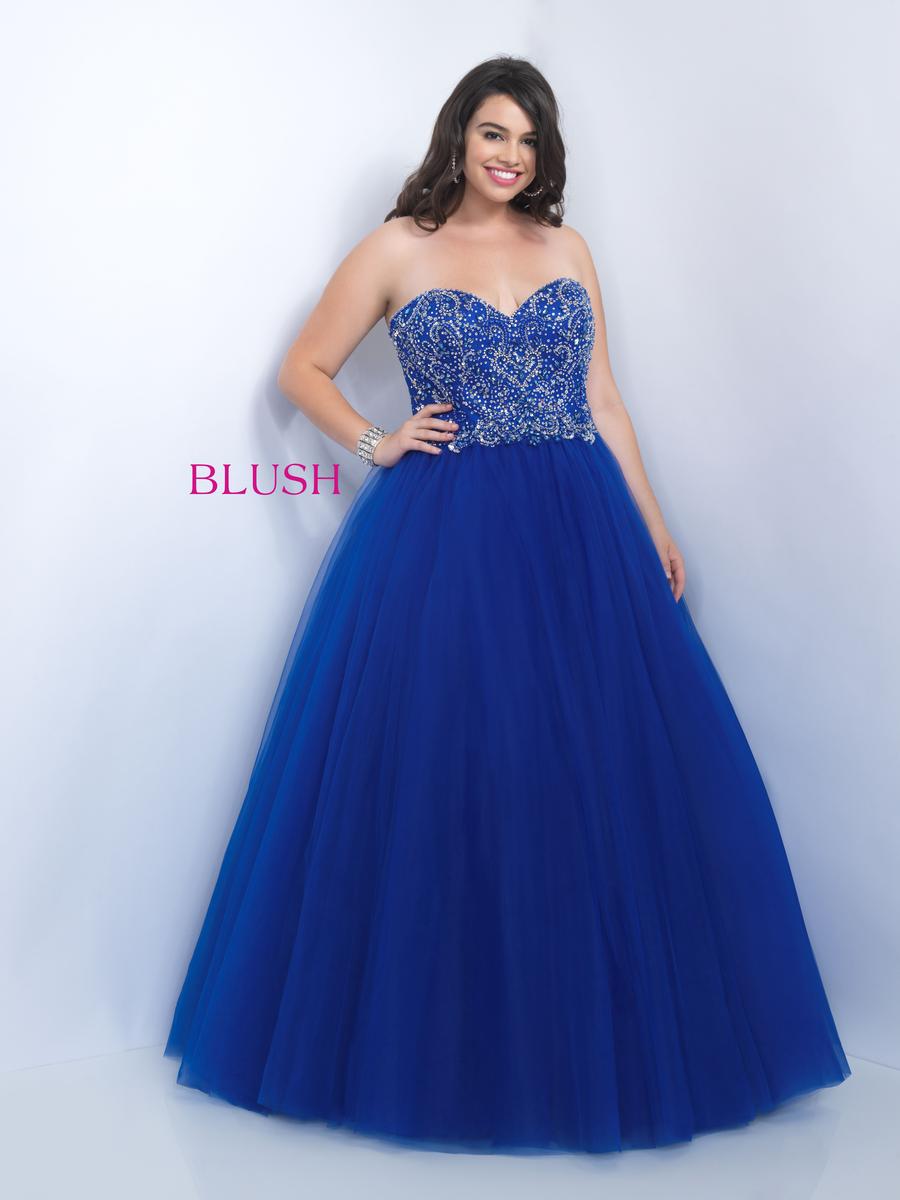 Blush W Plus size Prom 9100W