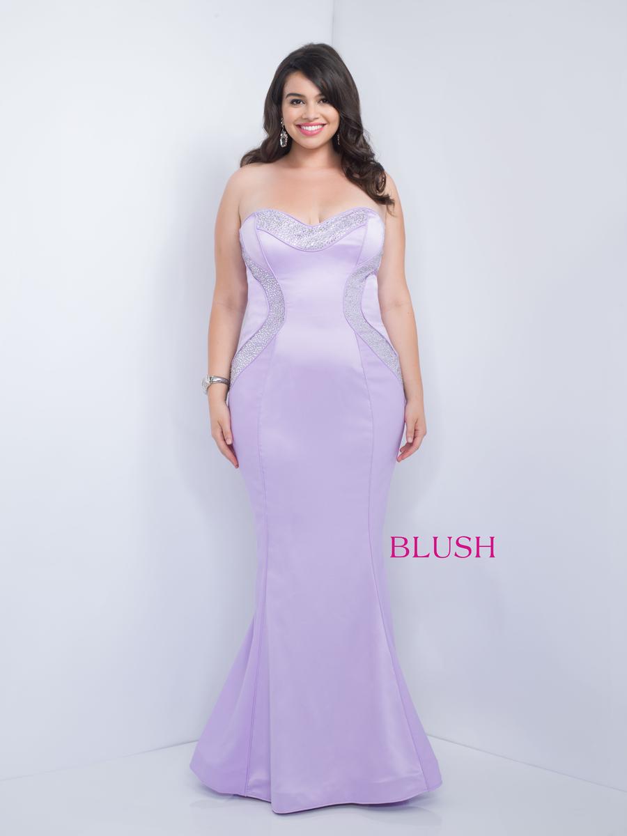 Blush W Plus size Prom 9109W