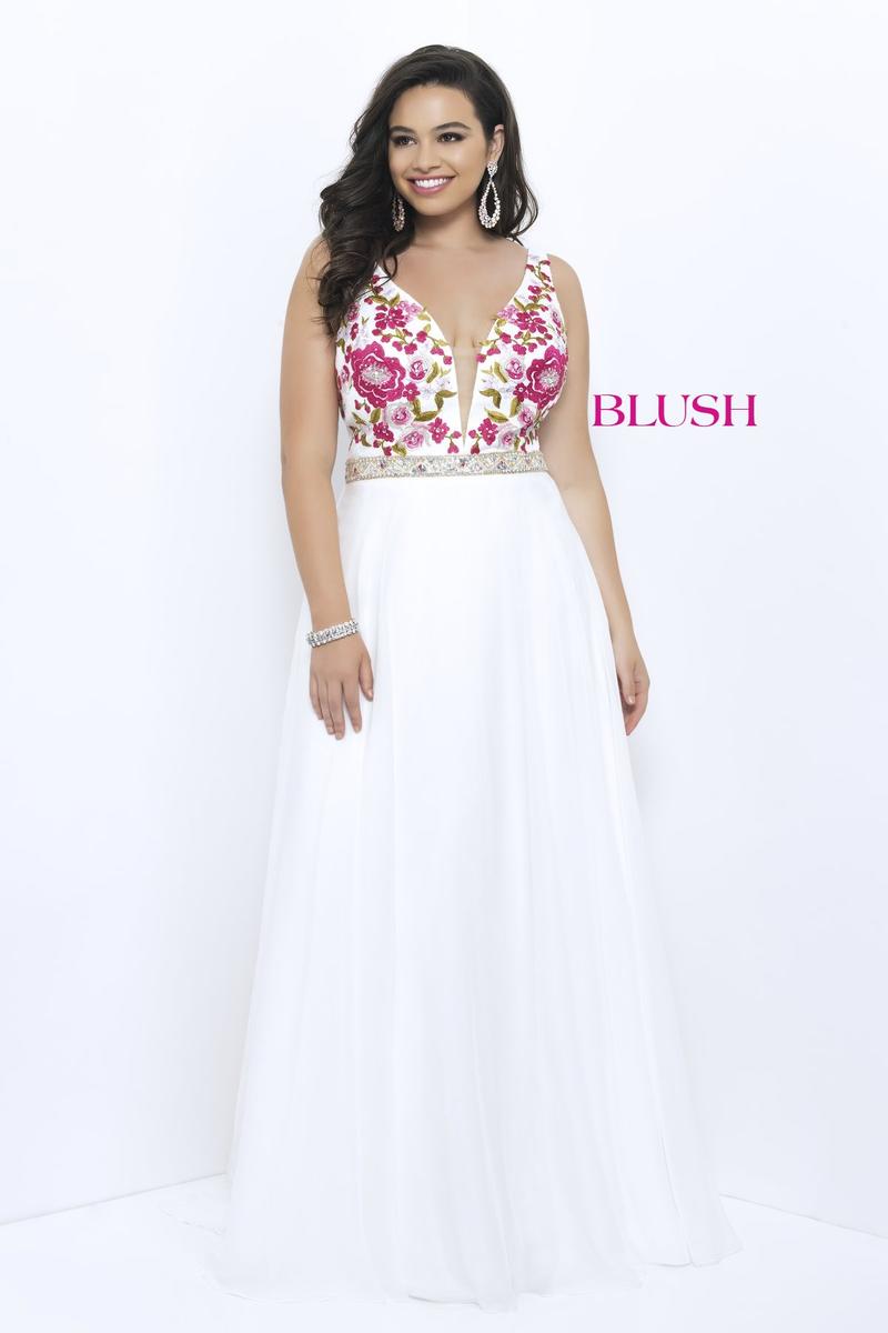 Blush W Plus size Prom 9303W