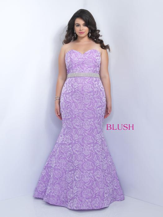 Blush TOO Plus size Prom 11068W