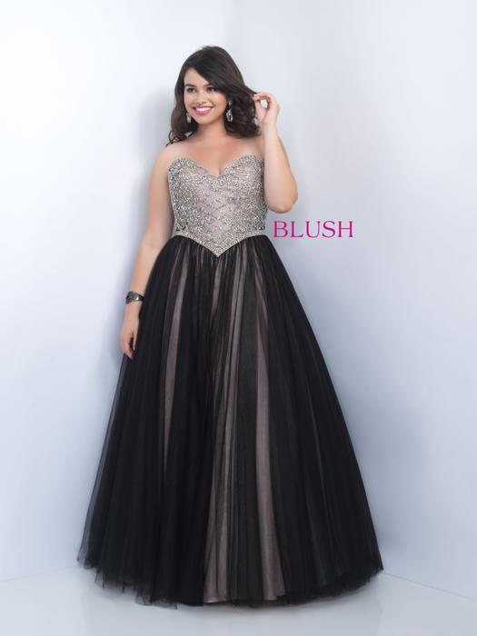 Blush TOO Plus size Prom 9103W