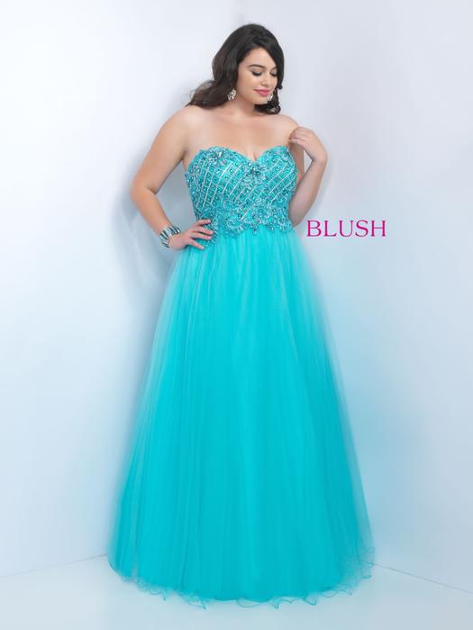Blush TOO Plus size Prom 9111W