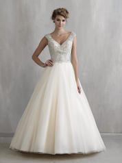 MJ200 by Madison James Bridal Ivory/Silver front
