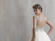 MJ200 by Madison James Bridal Ivory/Silver detail