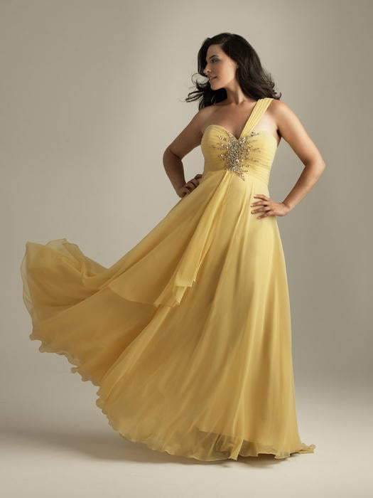 Night Moves Plus Size Prom 6376W