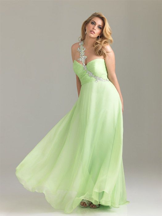 Night Moves Plus Size Prom 6502W