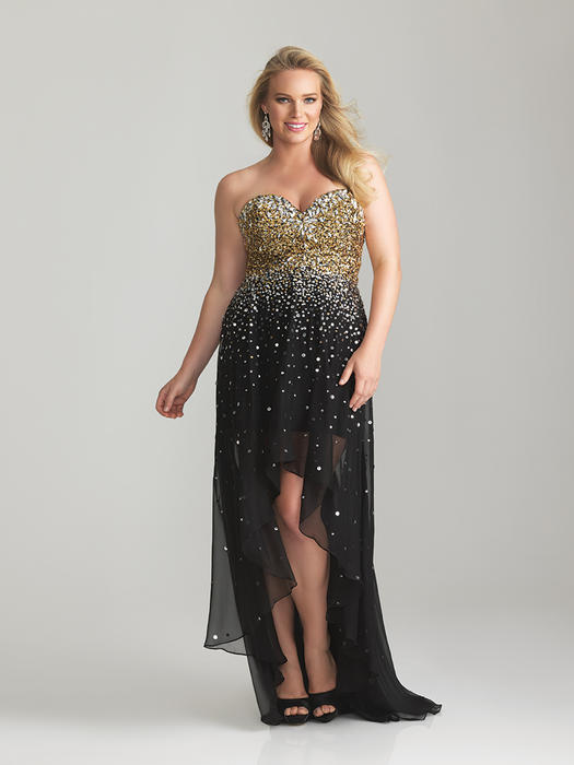 Night Moves Plus Size Prom 6765W