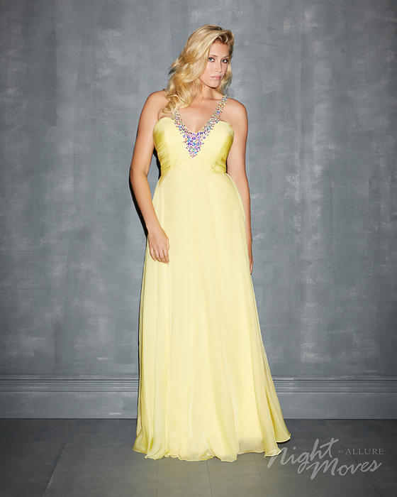 Night Moves Plus Size Prom 7126W
