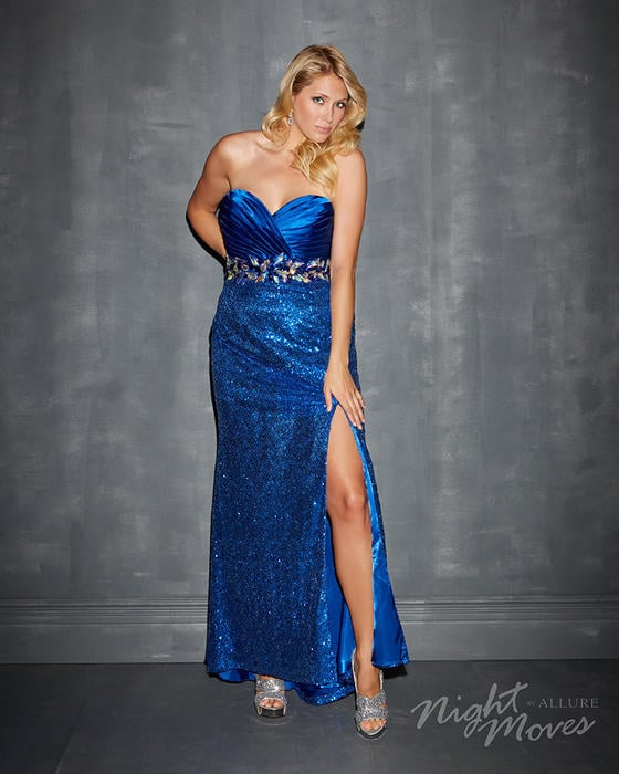 Night Moves Plus Size Prom 7134W
