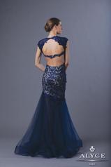2318 Navy/Nude back