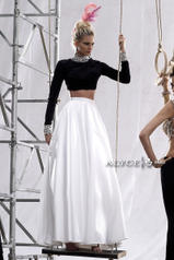 2433 Black Top/White Skirt front