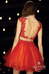 3637 Red/Nude back