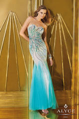 6203 Turquoise/Nude front