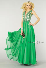 6418 Emerald/Nude front