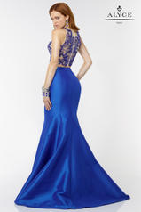 6533 Electric Blue/Nude back