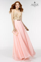 6556 Rosewater/Nude/Gold front