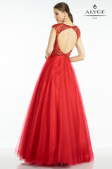 6583 Red/Almond back
