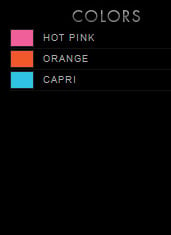 9073 Hot Pink detail