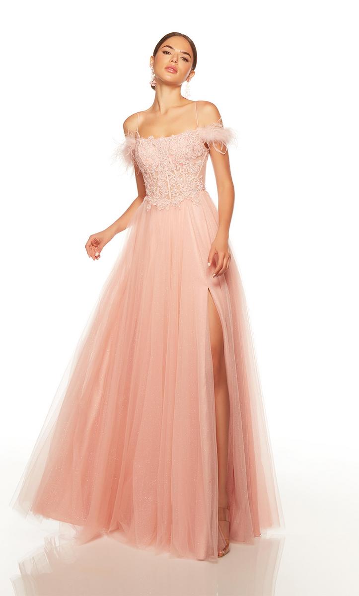 pink prom dresses long sleeve high neck beaded elegant satin muslim pr –  inspirationalbridal