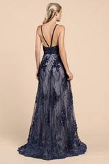 A0464 Navy-Nude back