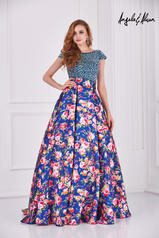 61085 Navy/Floral front