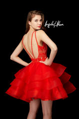 72007 Hot Red/Nude back