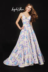 82067 Lilac Floral Print front