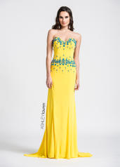 1054 Yellow/Turquoise front