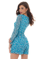 4426 Silver/Turquoise back