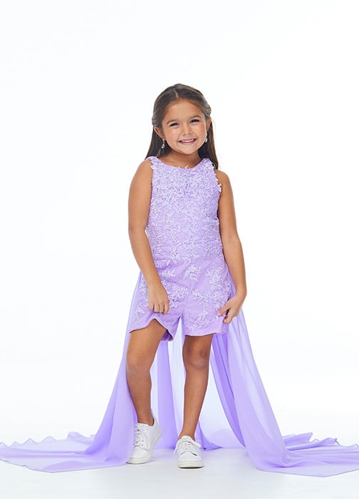 ASHLEYlauren KIDS Fun Fashion, Runway W/ Skirt For Girls 8055