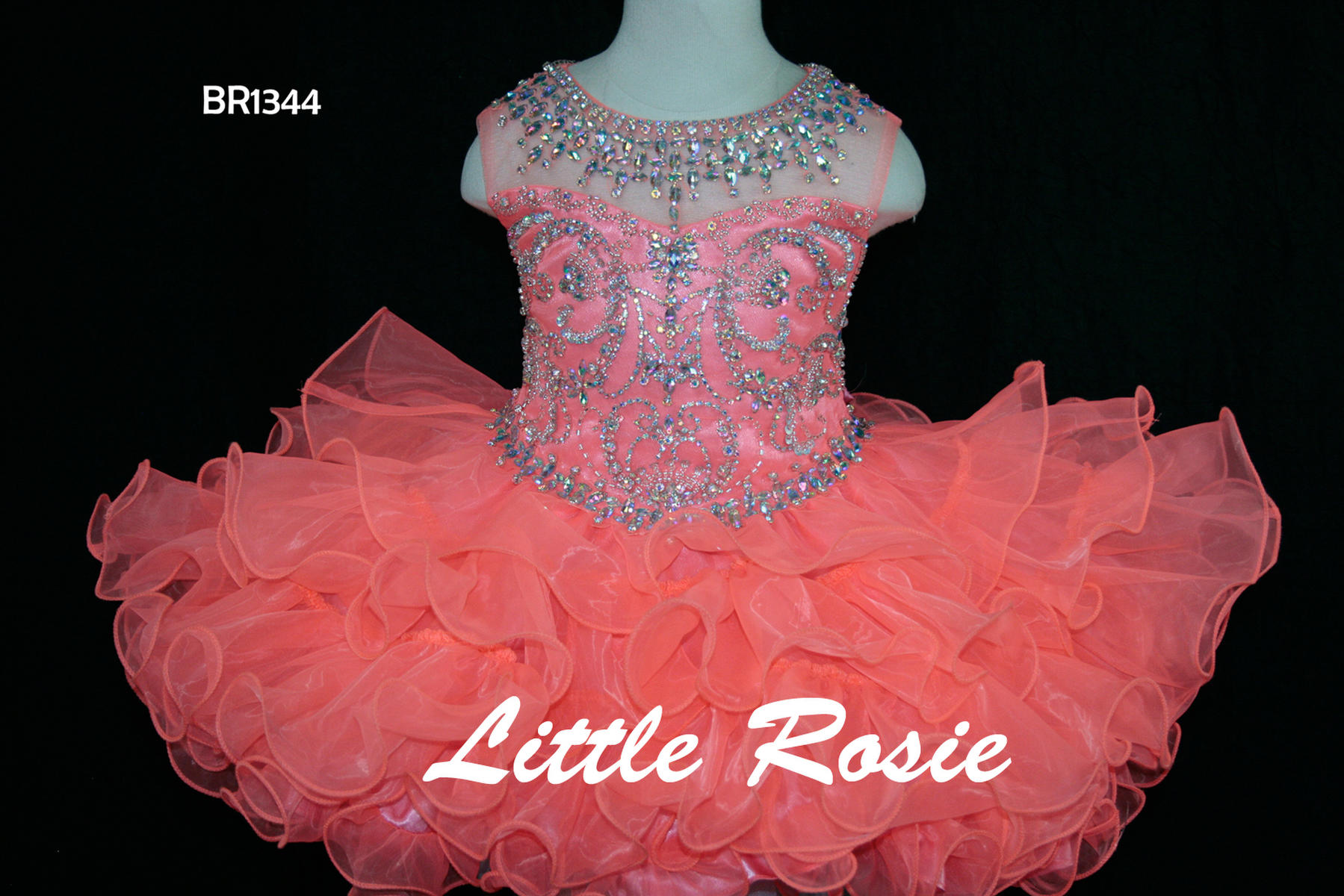 Little Rosie Baby Girls Pageant BR1344