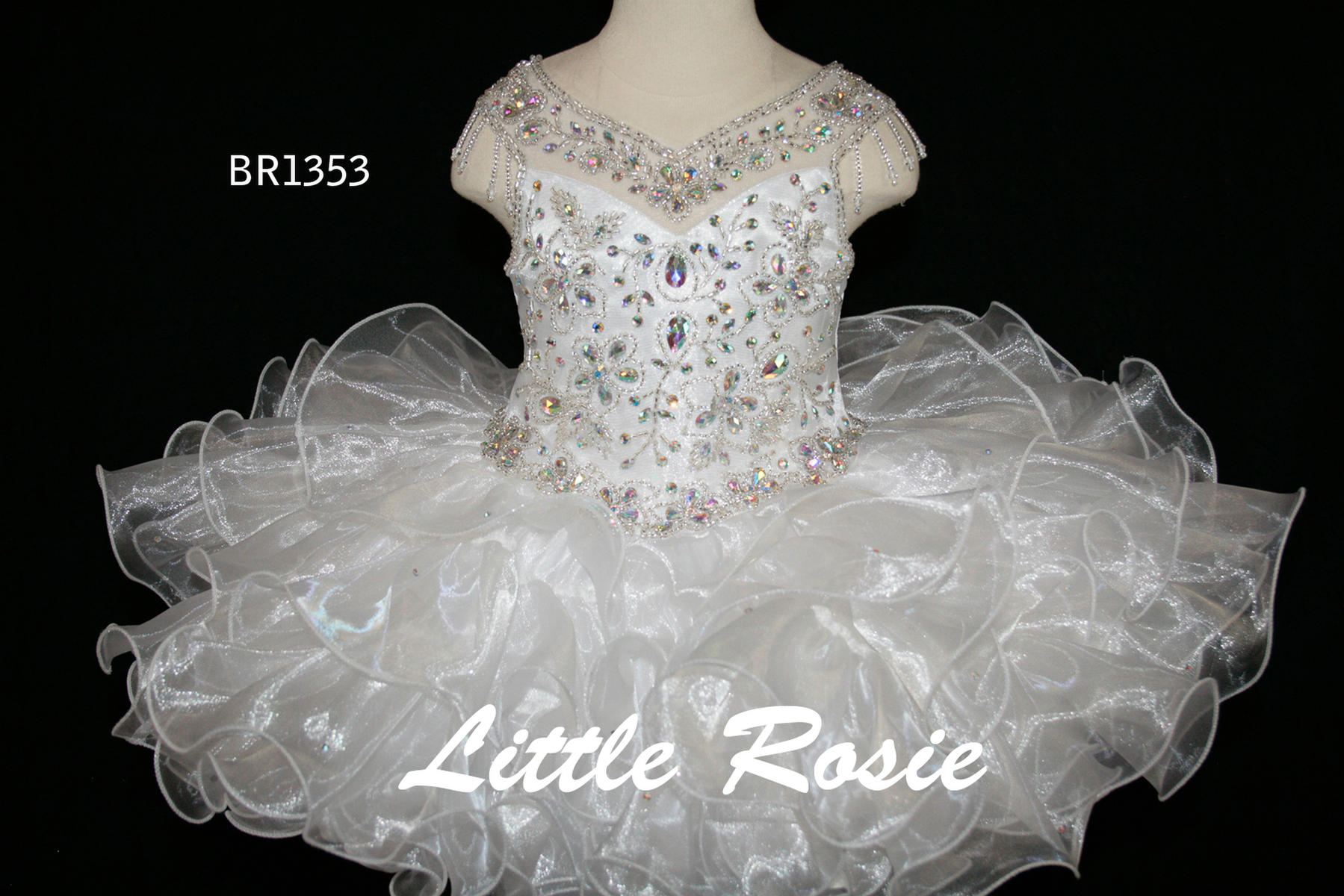 Little Rosie Baby Girls Pageant BR1353