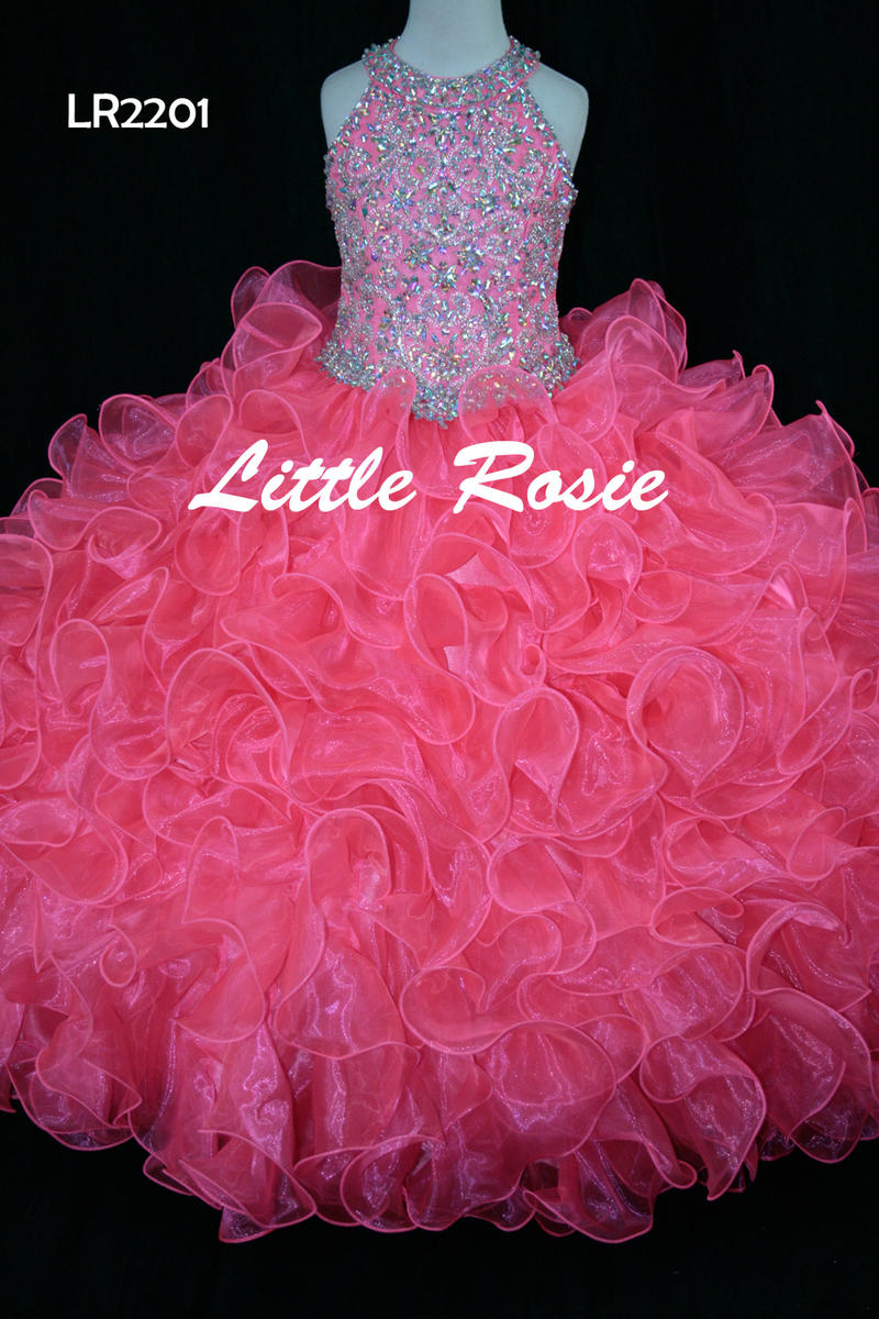 Little Rosie Girls Glitz Long Pageant LR2201