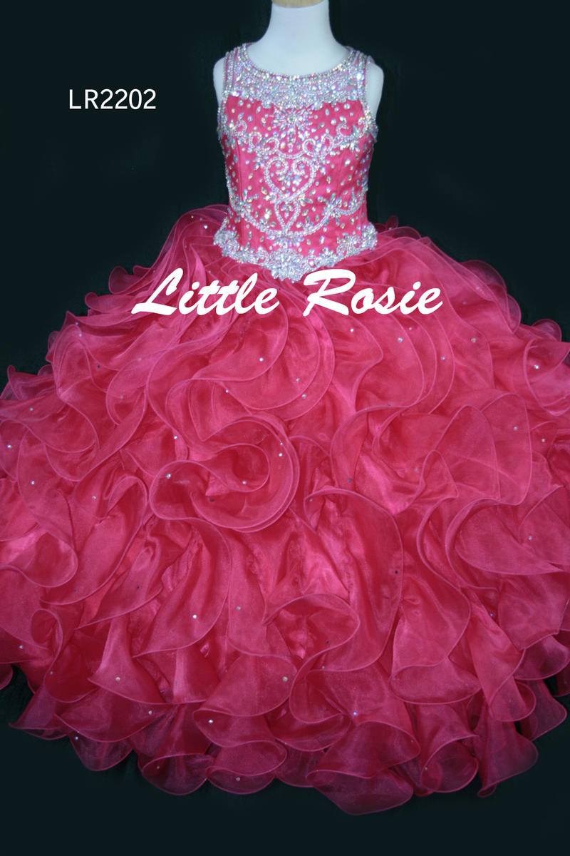 Little Rosie Girls Glitz Long Pageant LR2202