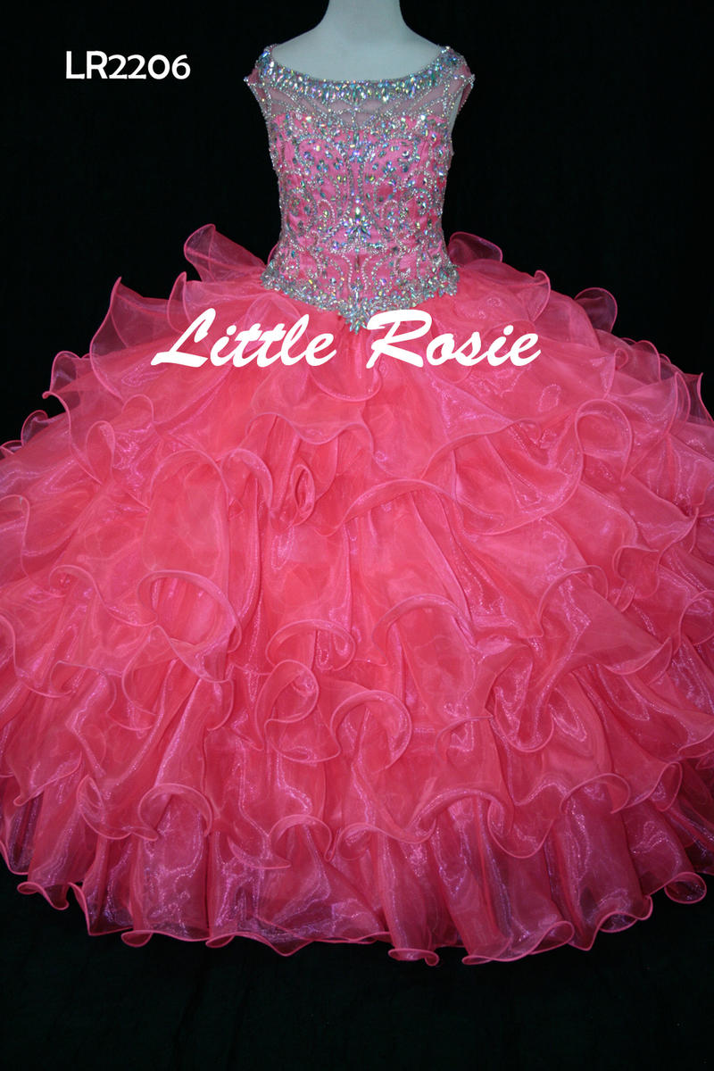 Little Rosie Girls Glitz Long Pageant LR2206