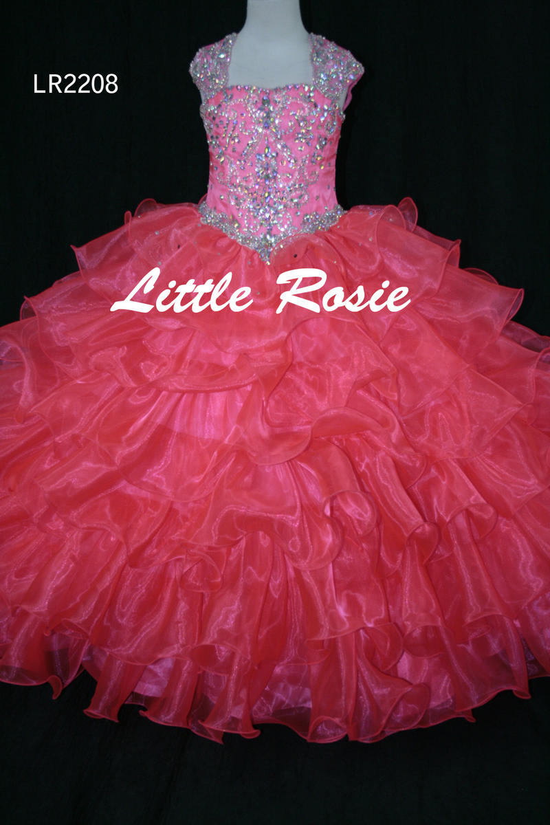 Little Rosie Girls Glitz Long Pageant LR2208