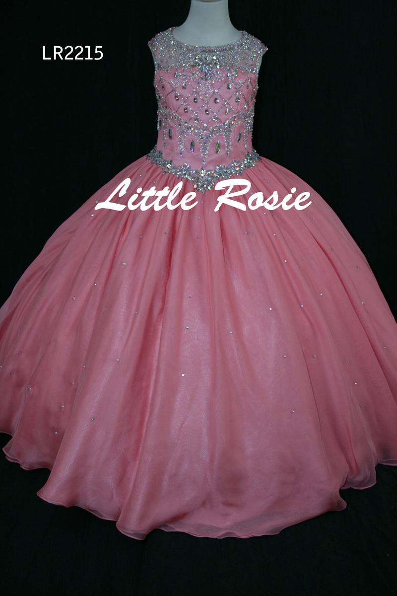 Little Rosie Girls Glitz Long Pageant LR2215