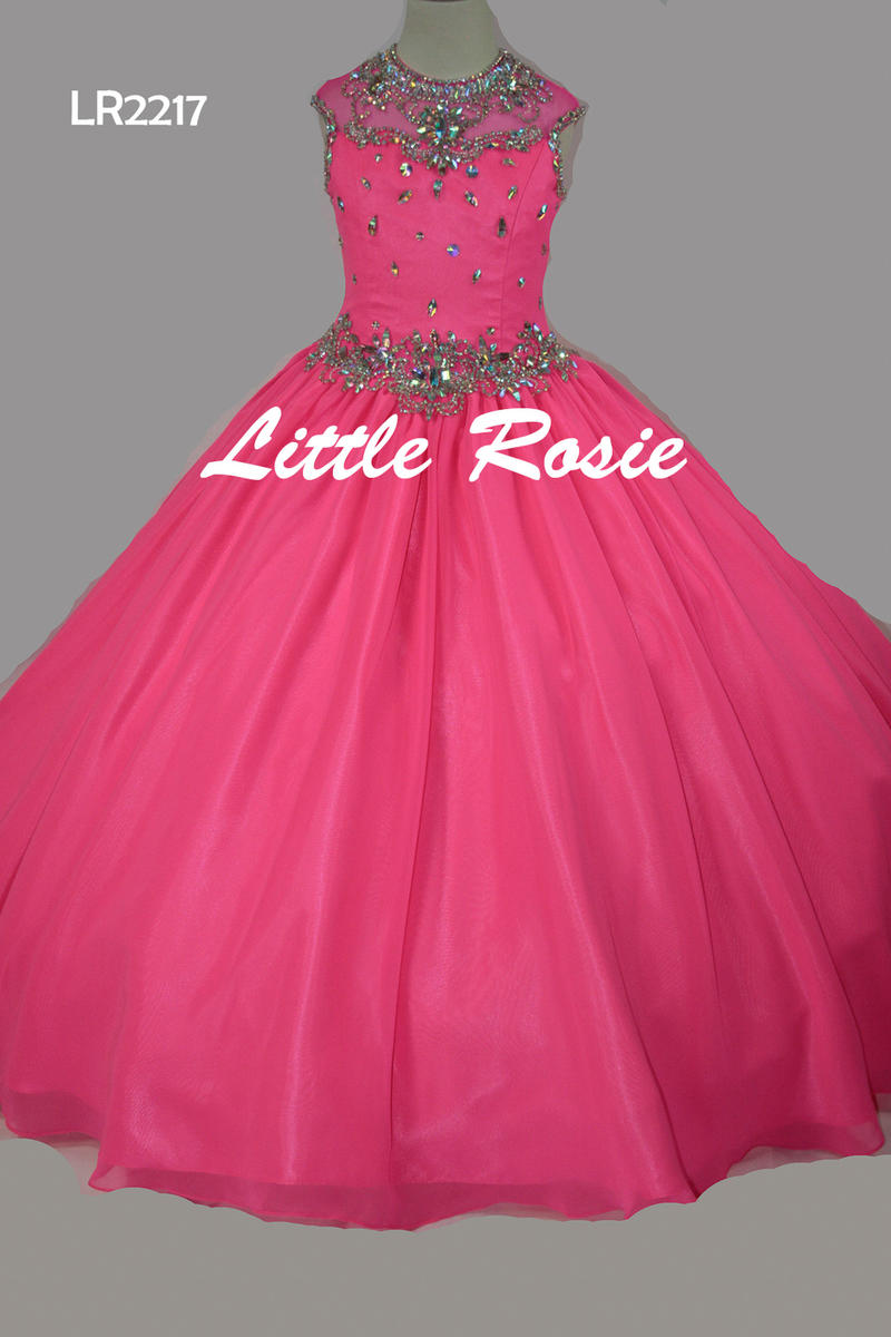 Little Rosie Girls Glitz Long Pageant LR2217