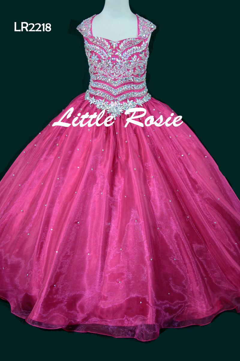 Little Rosie Girls Glitz Long Pageant LR2218