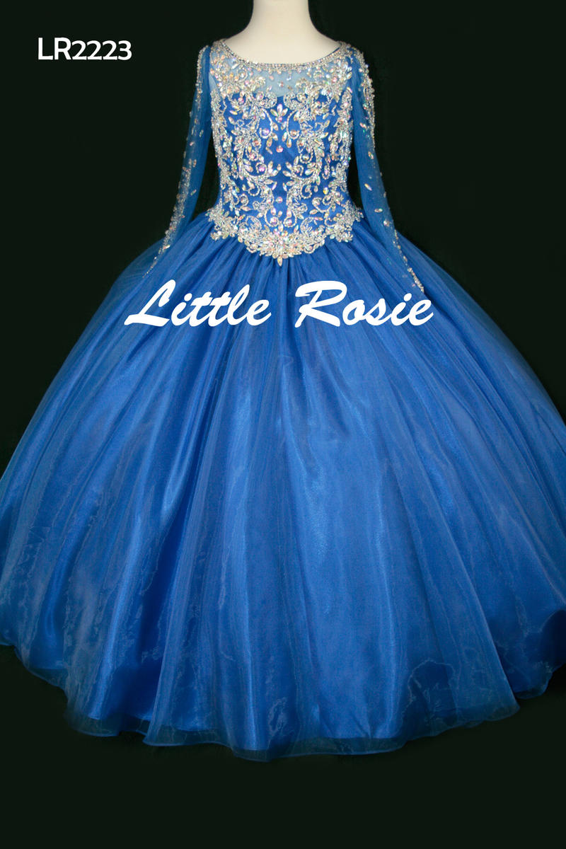 Little Rosie Girls Glitz Long Pageant LR2223