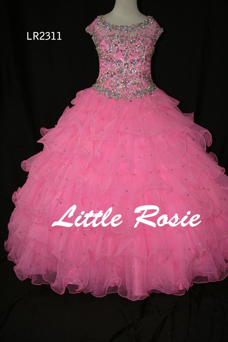 Little Rosie Girls Glitz Long Pageant LR2311