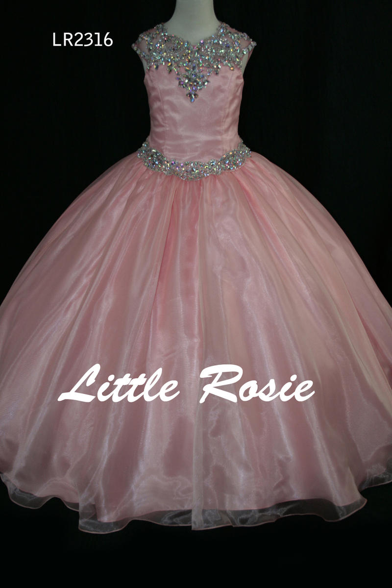 Little Rosie Girls Glitz Long Pageant LR2316